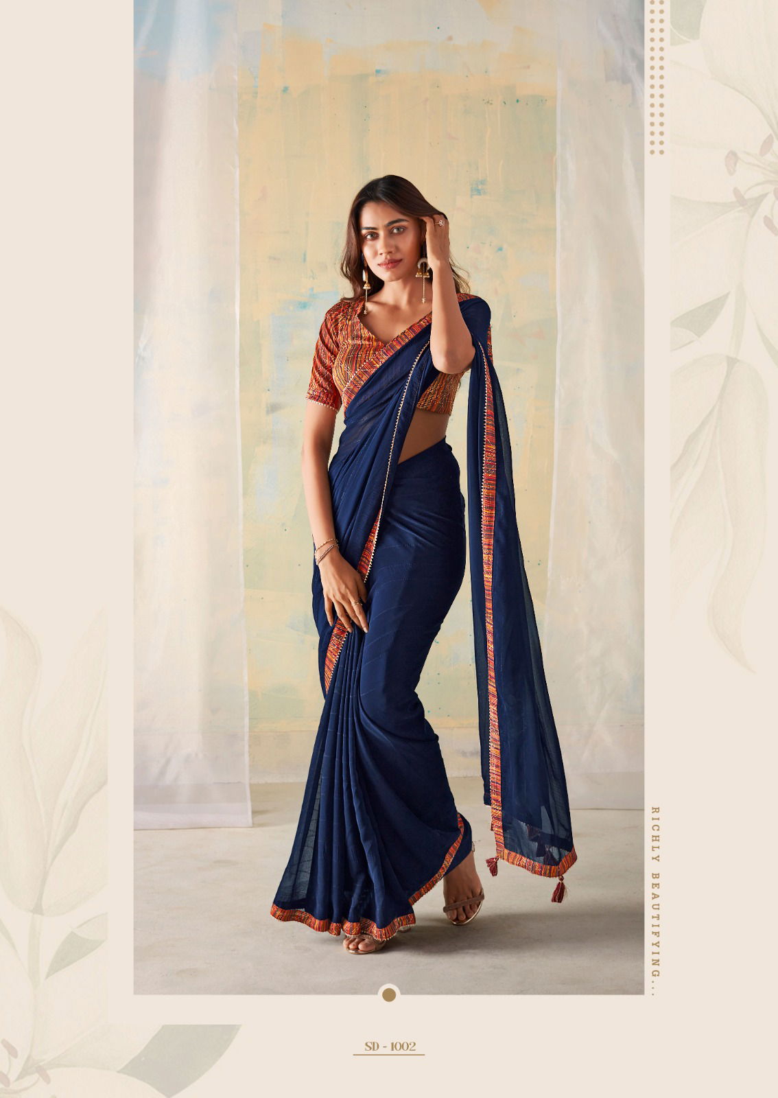 Sadi Hits By Sr Georgette Fancy Saree Wholesalers In Delhi