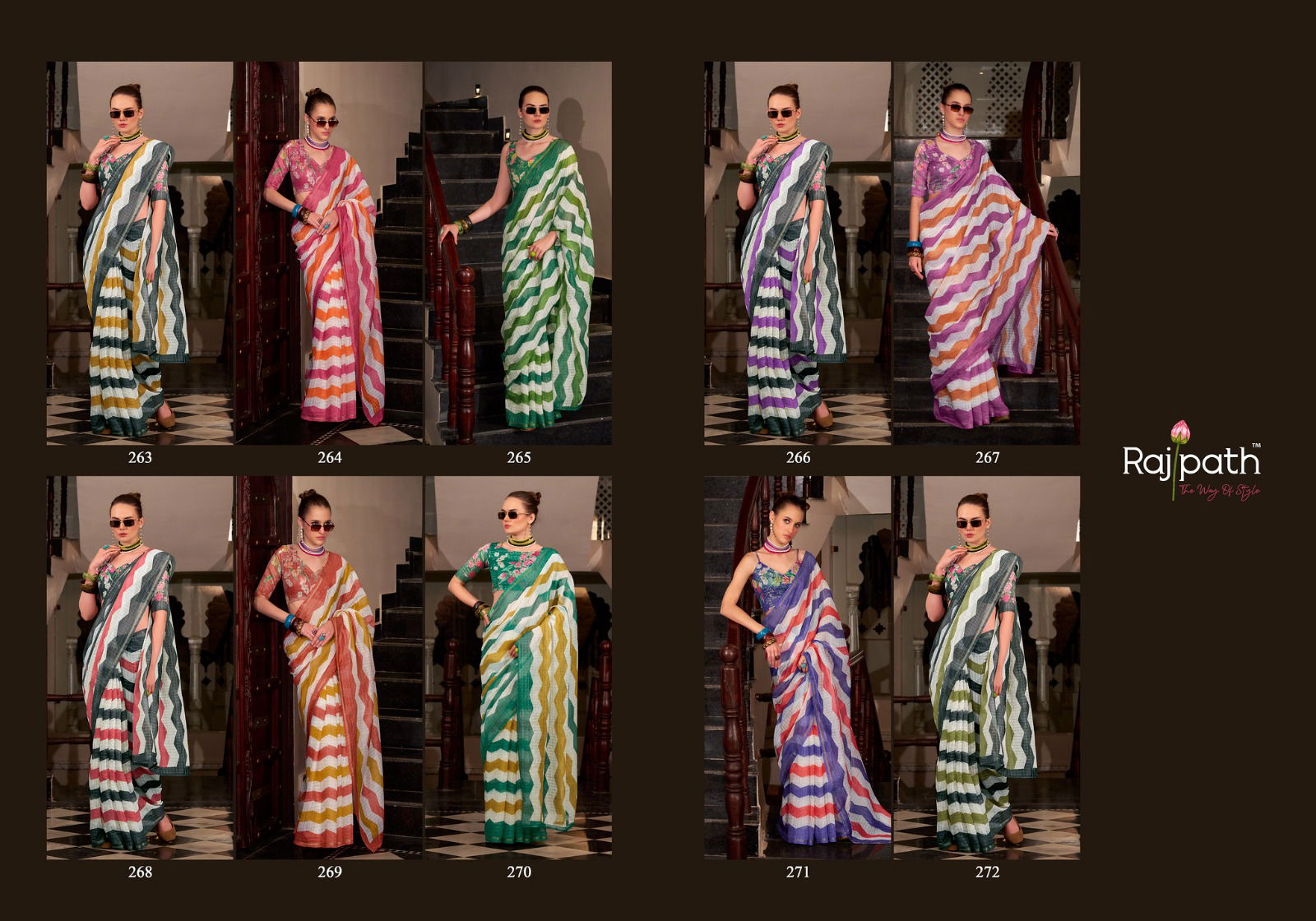 Rang De Basanti By Rajpath Linen Cotton Silk Saree Wholesale Online