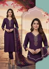Naisha K 327 Vol 2 Silk Handwork Kurti With Pant Dupatta Exporters In India