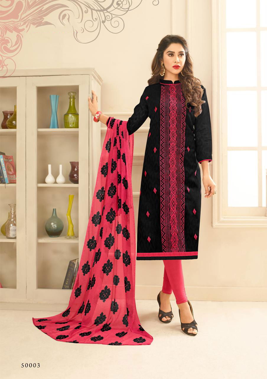 K Divanshi Designer Printed Cotton Dress Material
