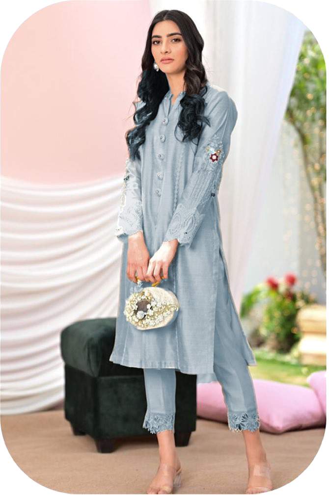 Zara 32 Formal Classy Fancy Festive Wear Top With Bottom Collection
