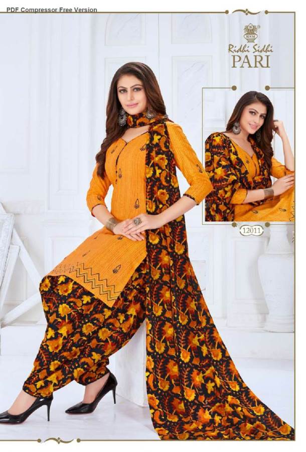 Ridhi Sidhi Pari 12 Designer Regular Wear Printed Stitched Salwar Suit Collection