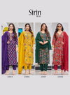 Sirin Vol 2 By Radhika Vertican Foil Printed Kurti With Bottom Dupatta Orders In India