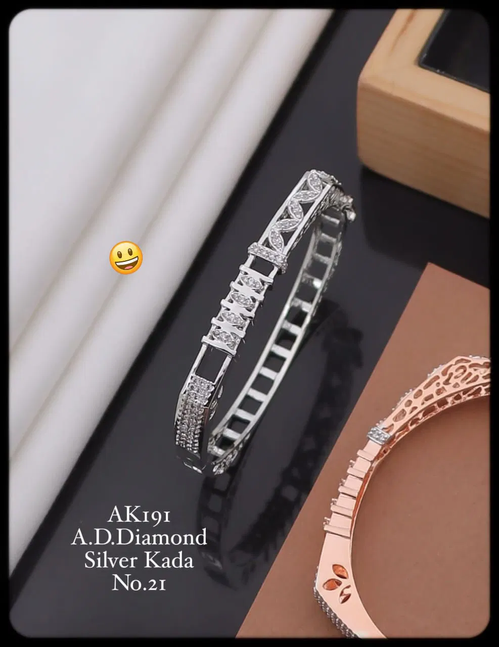 AD Diamond Wholesale Kada in India