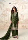 Poorva By Aashirwad Mor Bagh Chinon Silk Readymade Suits Exporters In India