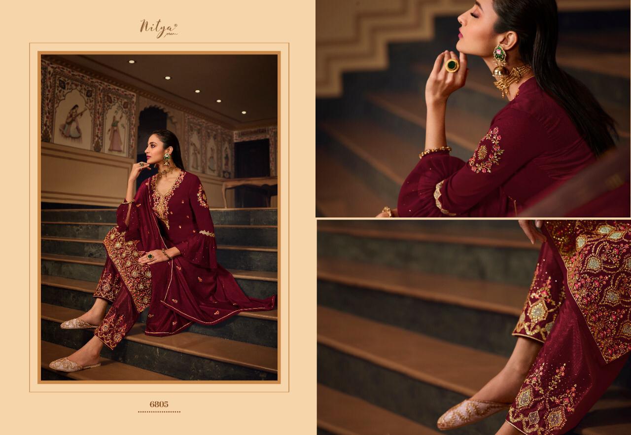 LT VOL -168 Latest Heavy Fancy Designer Festive Wear Georgette With Heavy Embroidery Work Salwar Suit Collection 