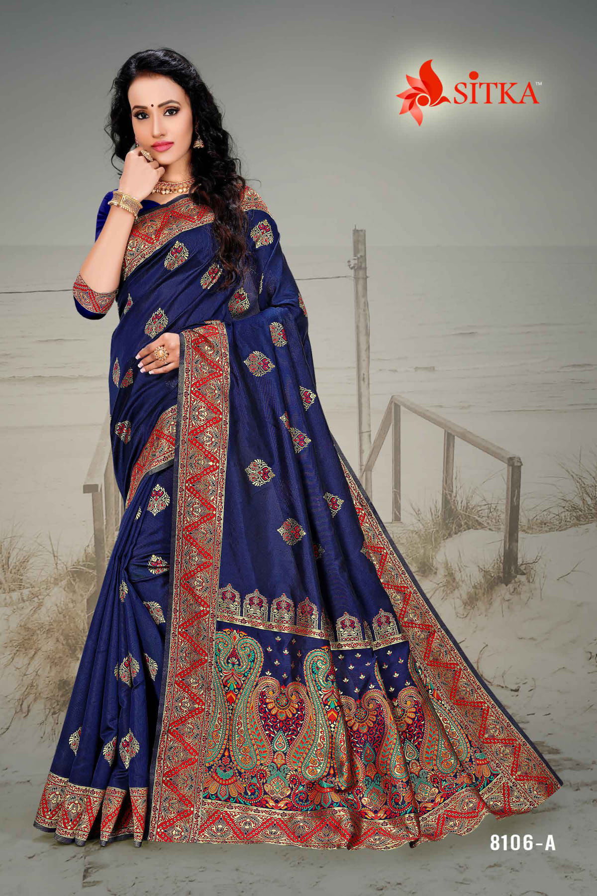 Latest Designer Party Wear Cotton Silk Saree Collection 