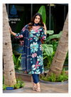 Romaniya Vol 1 By Kajal Style Vertican Kurti With Bottom Dupatta Orders In India