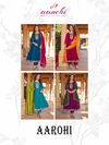 Aarohi By Aanchi Vichitra Silk Wholesale Kurti With Bottom Dupatta In India
