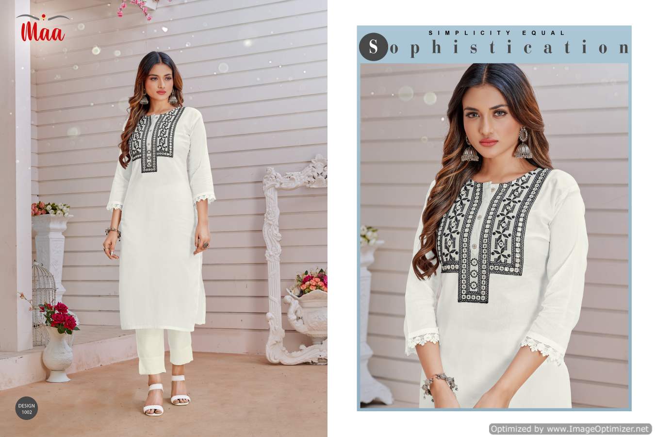 Maa Amore Mul Cotton Fancy Latest Ethnic Wear Designer Kurti Collection