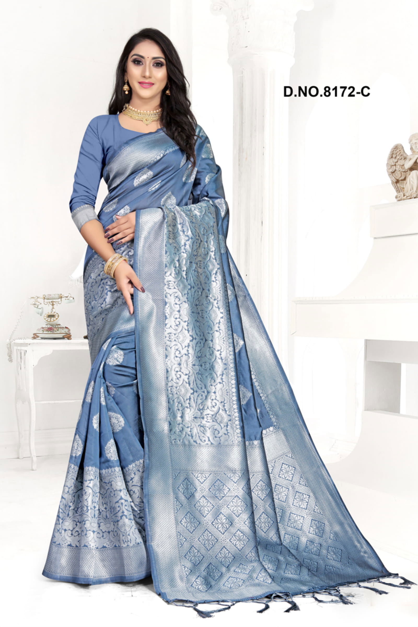 Haytee Mannat 8172 Latest Collection Handloom Cotton Party Wear Festive Wear Silk Saree 