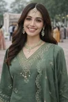 Veena By Mrudangi Roman Silk Online Readymade Sharara Suits Wholesale