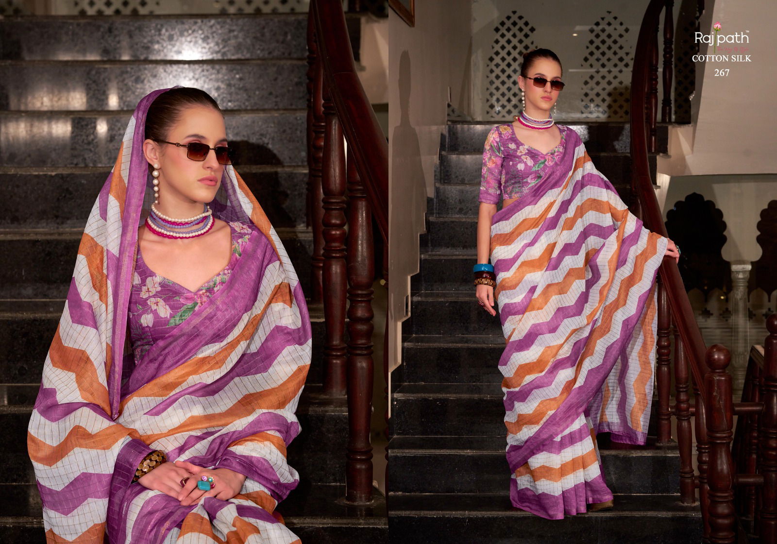 Rang De Basanti By Rajpath Linen Cotton Silk Saree Wholesale Online