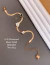 AD Diamond Rose Gold Fancy Bracelets Catalog