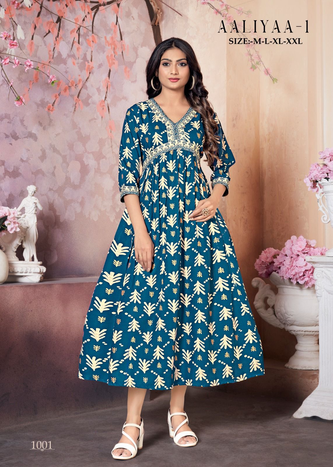 Aaliyaa 1 Alia Cut Printed Kurtis Wholesale Clothing Distributors In India