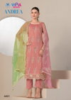 Andrea By Vipul Organza With Embroidery Salwar Suits Wholesale Shop In Surat
