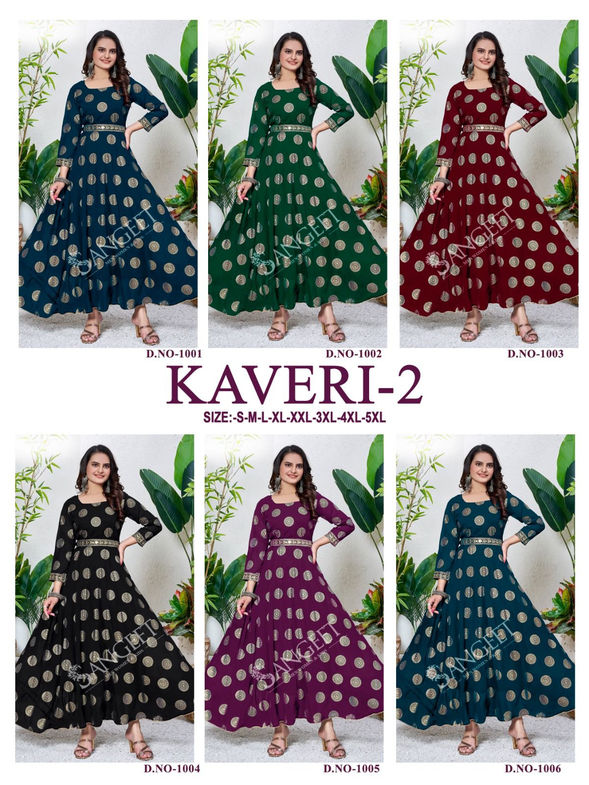 Kaveri 2 Faux Georgette Anarkali Kurtis Catalog