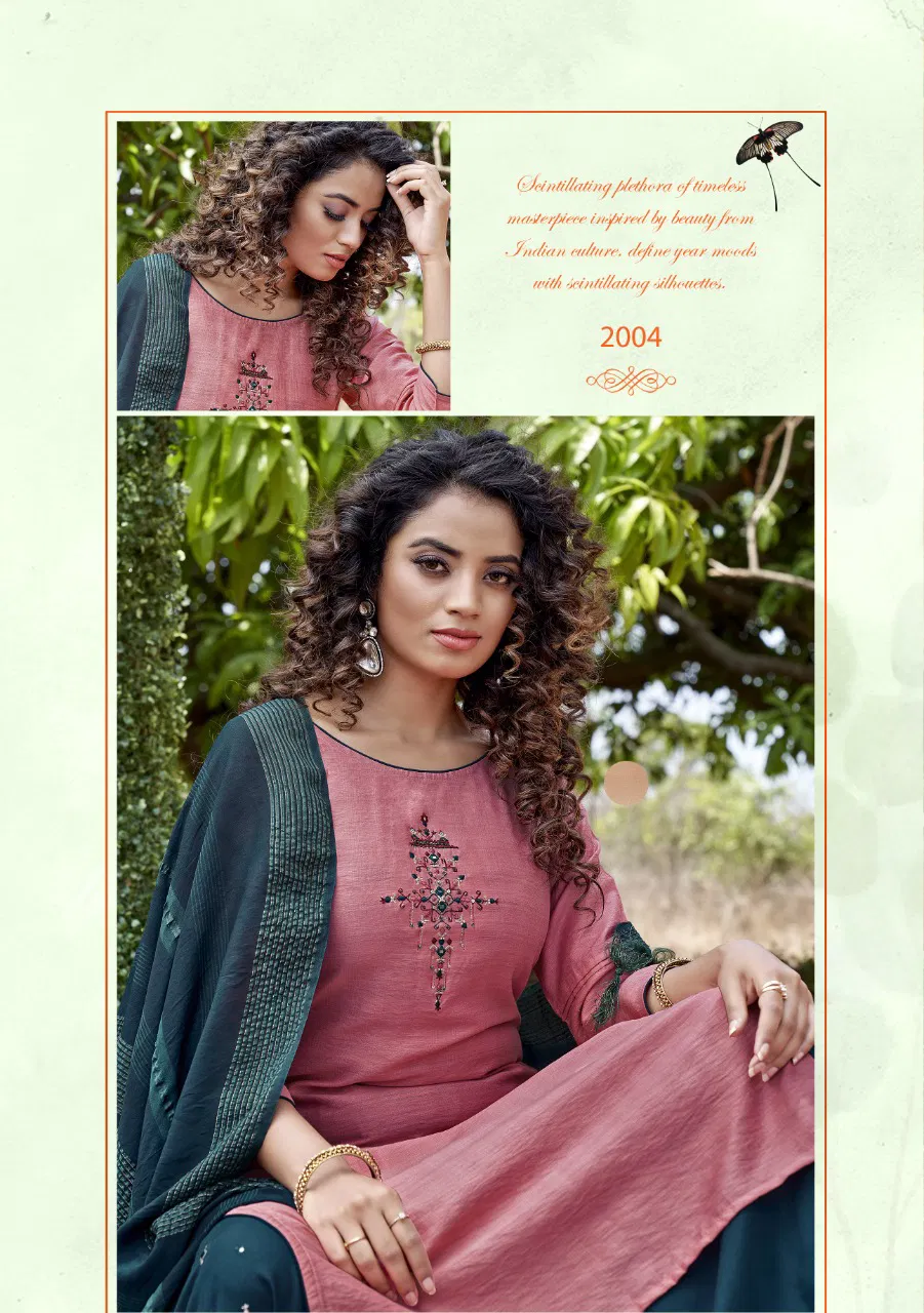 Koodee Rahi 1 Designer Festive Wear Pure Nylon Viscose Readymade Collection
