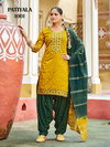Patiyala By Banwery Gadhwal Silk Punjabi Patiyala Suits Wholesale Price In Surat
