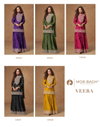 Veera By Aashirwad Mor Bagh Chinon Silk Readymade Suits Wholesalers In Surat