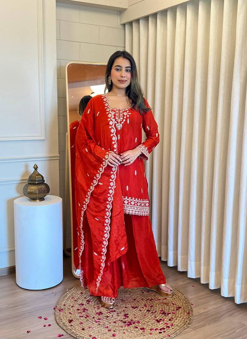 Afs Chinon Suit 1 Designer Chinon With Work Readymade Wholesalers In India