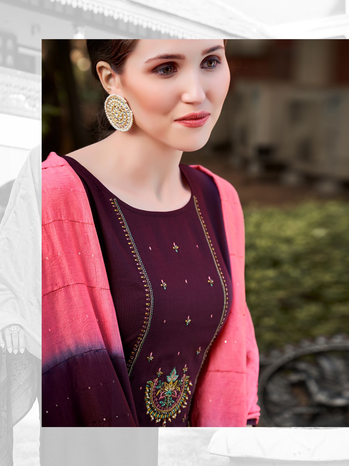 Ladyview Geet Fancy Wear Designer Kurti With Pant And Dupatta Collection