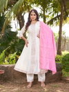 Bhavini By Aanchi Roman Silk Flair Wholesale Kurti With Bottom Dupatta In India