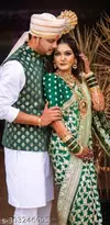 Mf1540 Lichi Silk Saree wholesale market in Surat with price