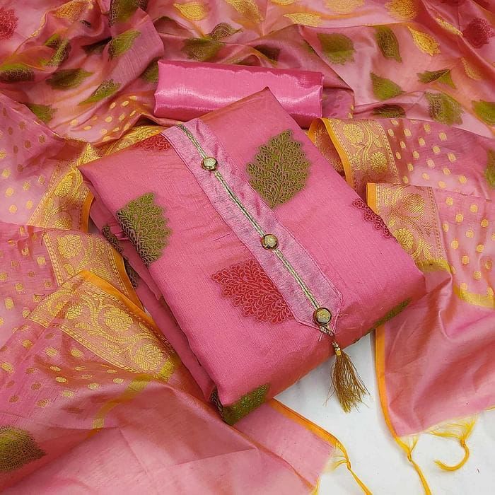 Original Banarasi Suits 1 Latest Designer Regular Wear Drees Material