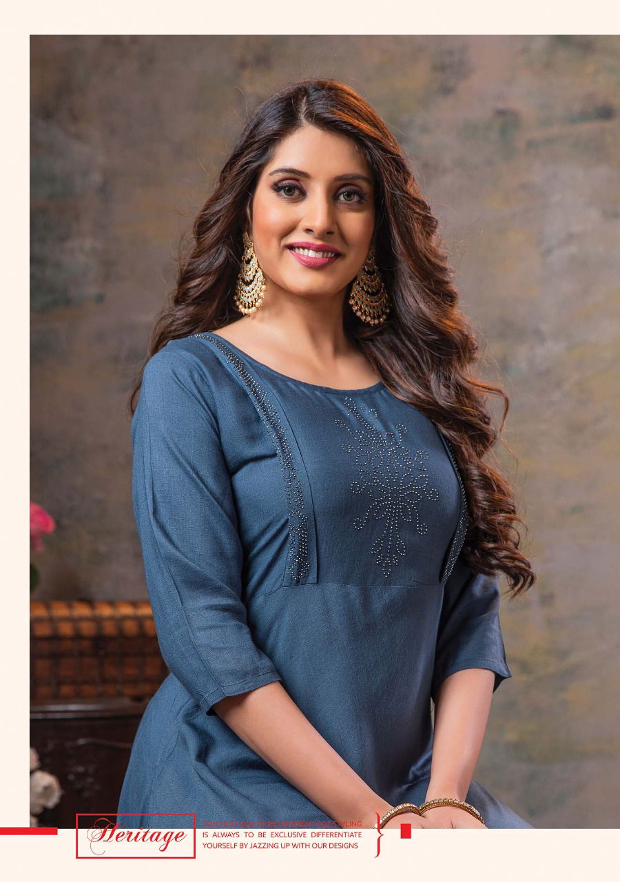 Wanna Shayona 2 Ethnic Wear Rayon Designer Kurti Collection