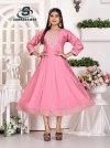 Anarkali Vol 1 By Sankheswer Roman Silk Anarkali Kurtis Wholesale Shop In Surat