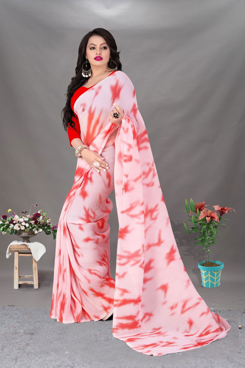 Bt 06 New Soft Fancy Regular Wear Georgette Printed Designer Saree Collection