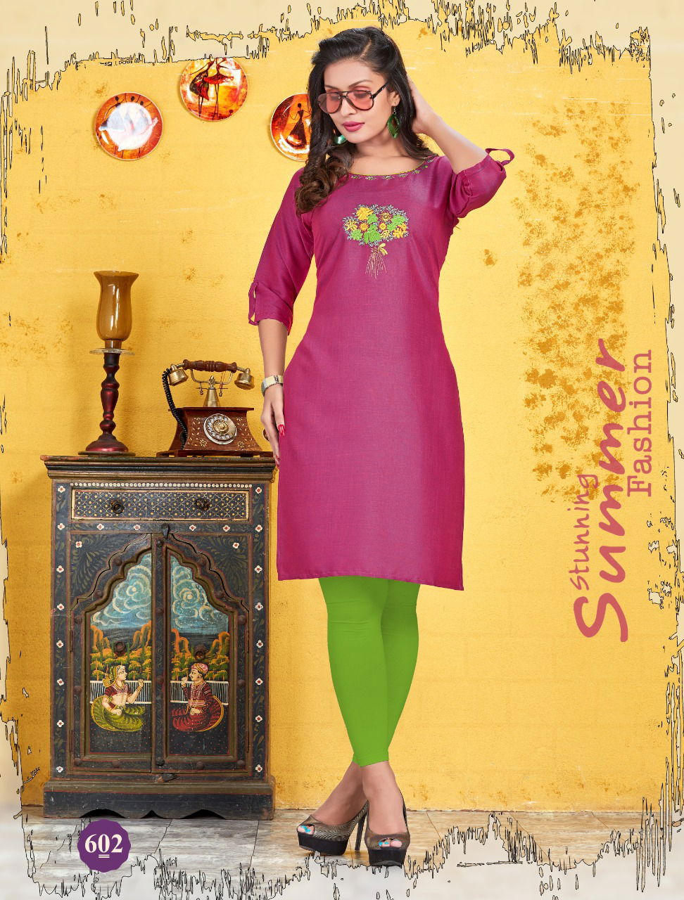 Trendy Rangeen 2 Latest fancy Regular Wear Rayon Designer Kurtis Collection
