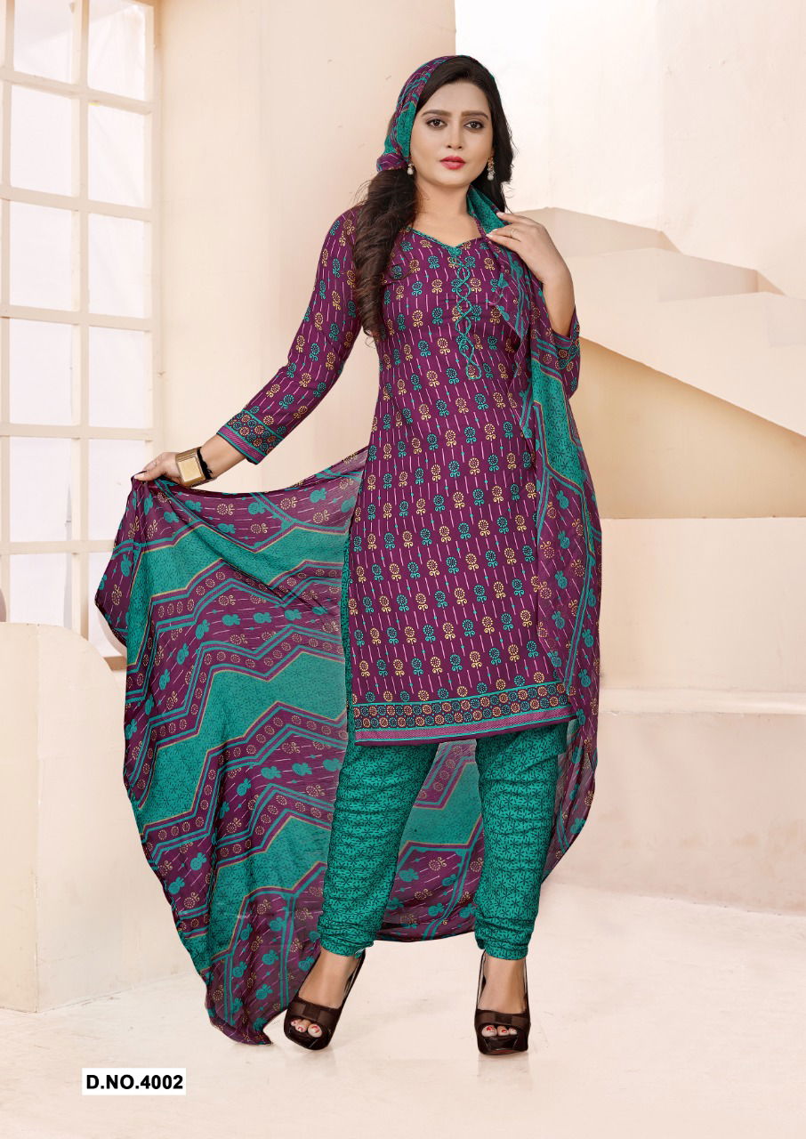 Rinkel Crepe 4 Latest Fancy Designer Casual Regular Wear American Crepe Printed Cotton Collection
