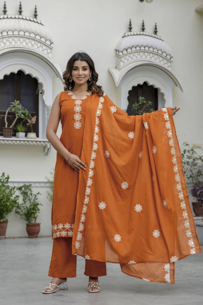 Tanyaa P 404 Cotton Work Kurti Bottom With Dupatta Wholesale Market In Surat