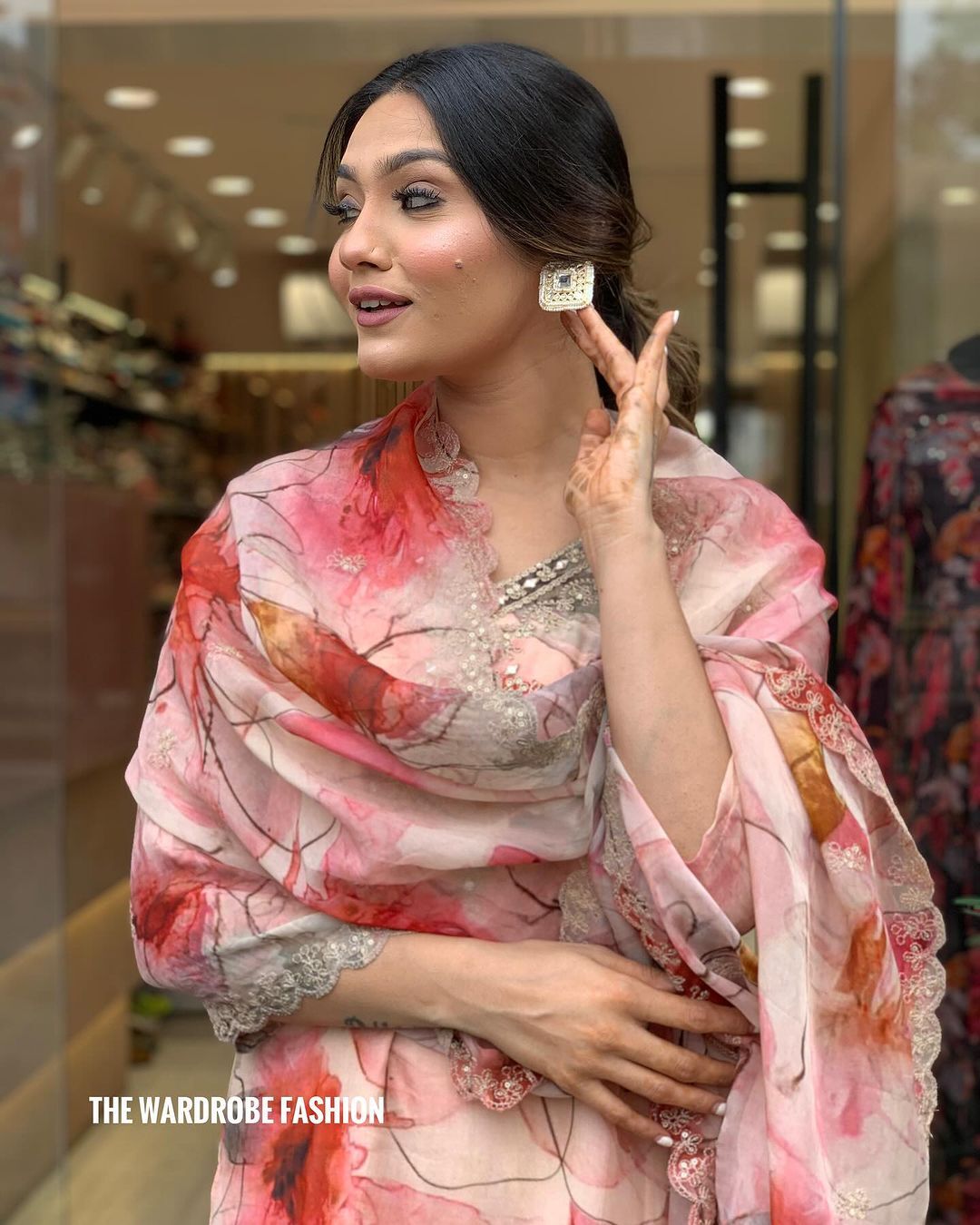 MT Heavy Designer Organza Embroidery Kurti With Bottom Dupatta Wholesale Shop In Surat
