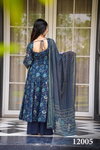 Clora Vol 12 Muslin Printed Gown Kurti Bottom With Dupatta Wholesale Online