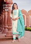 Zinita By Rangoon Cotton Jacquard Designer Readymade Suits Wholesale Price In Surat