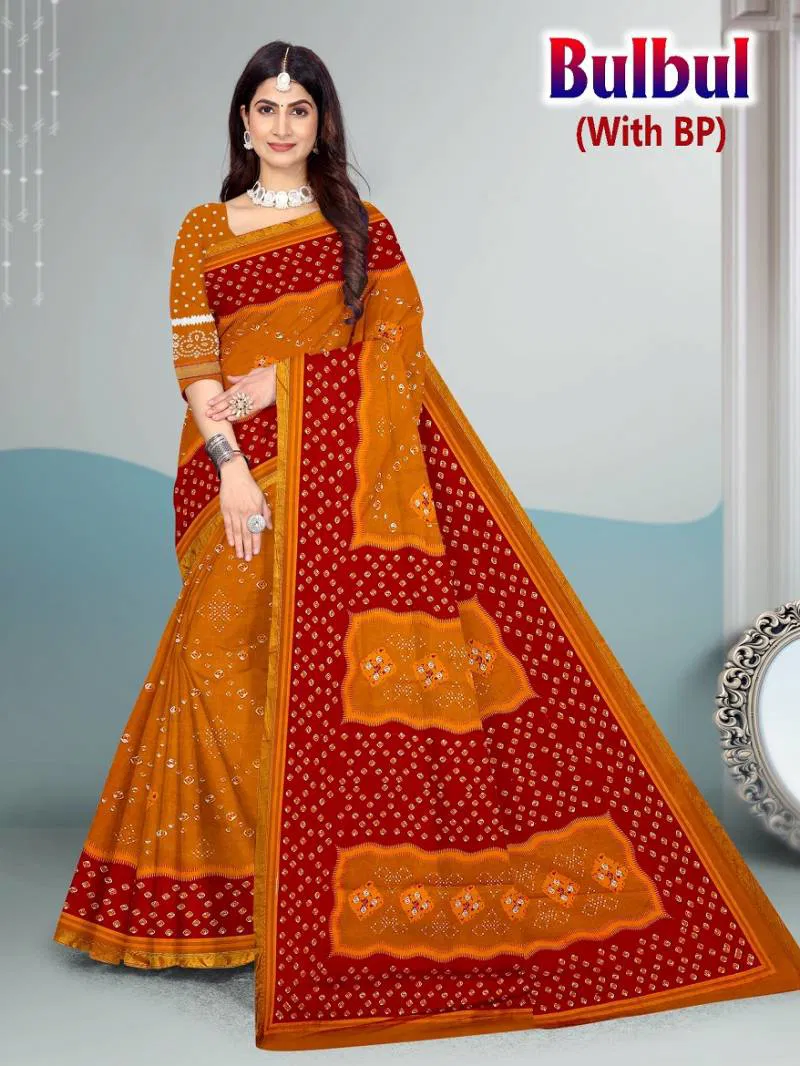 Bulbul 1 Festive Wear Cotton Printed Saree Online Wholesale