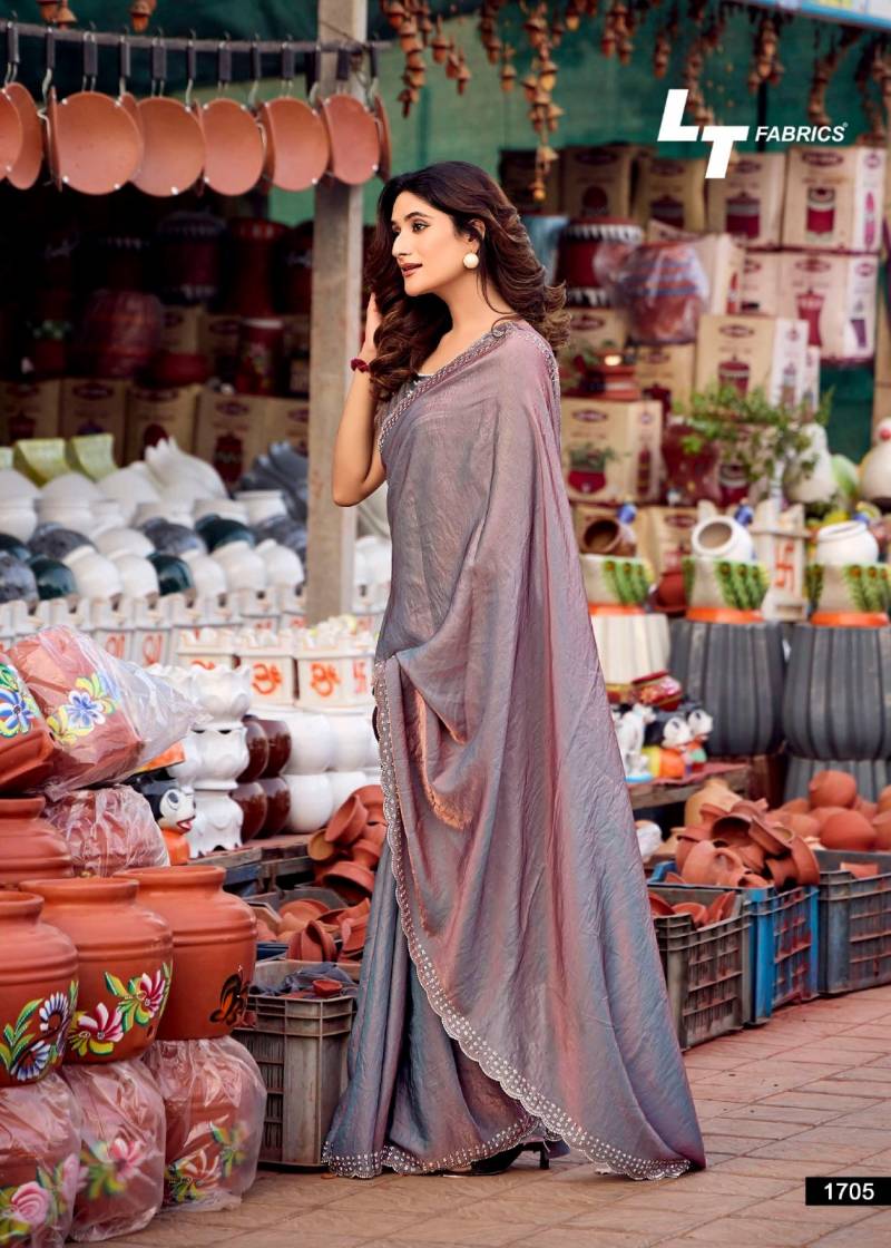 Silver Stone Vol 17 By Kashvi Nylon Cationic Fancy Saree Suppliers In India