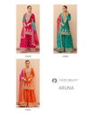 Aruna By Aashirwad Mor Bagh Chinon Silk Wholesale Readymade Suits In India