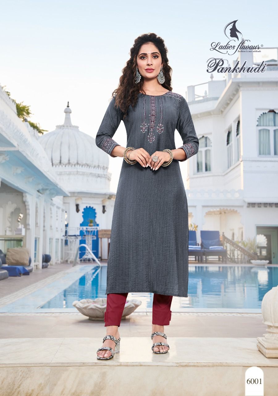 Ladies Flavour Pankhudi Fancy Party Wear  Designer Kurti Collection