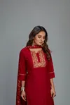 233 Super Single By Seamore Rayon Embroidery Kurti With Bottom Dupatta Orders In India