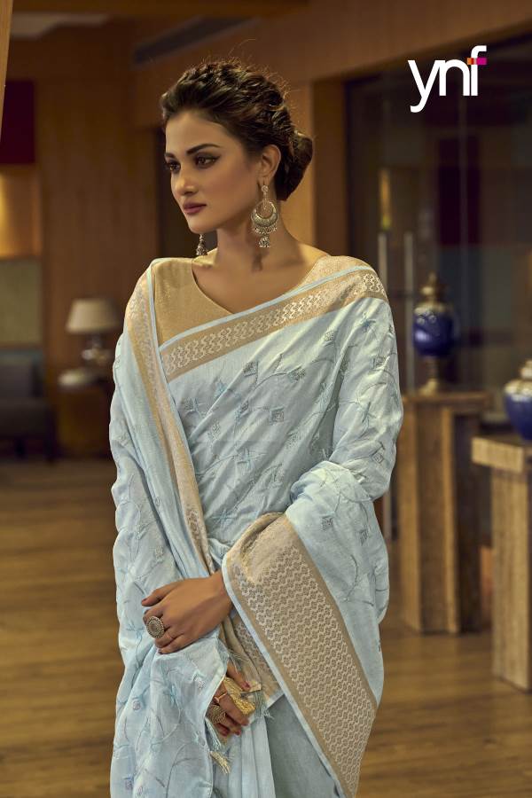 Ynf Paheli Silk Heavy Party Wear Stylish Cotton Weaving Saree Collection