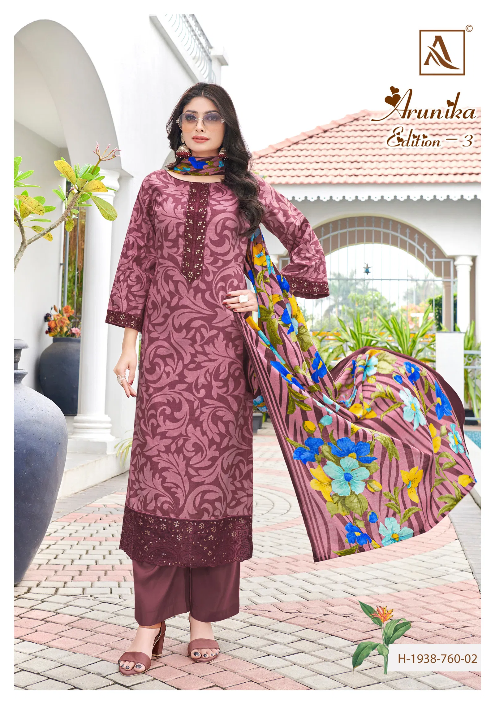 Arunika Edition 3 By Alok Suit Jam Cambric Printed Dress Material Orders In India