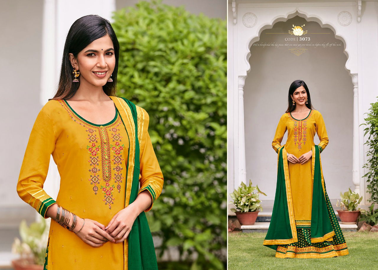 Rangoon Apsara 5 Rayon Designer Festive Wear Rayon Embroidered Latest Readymade Collection
