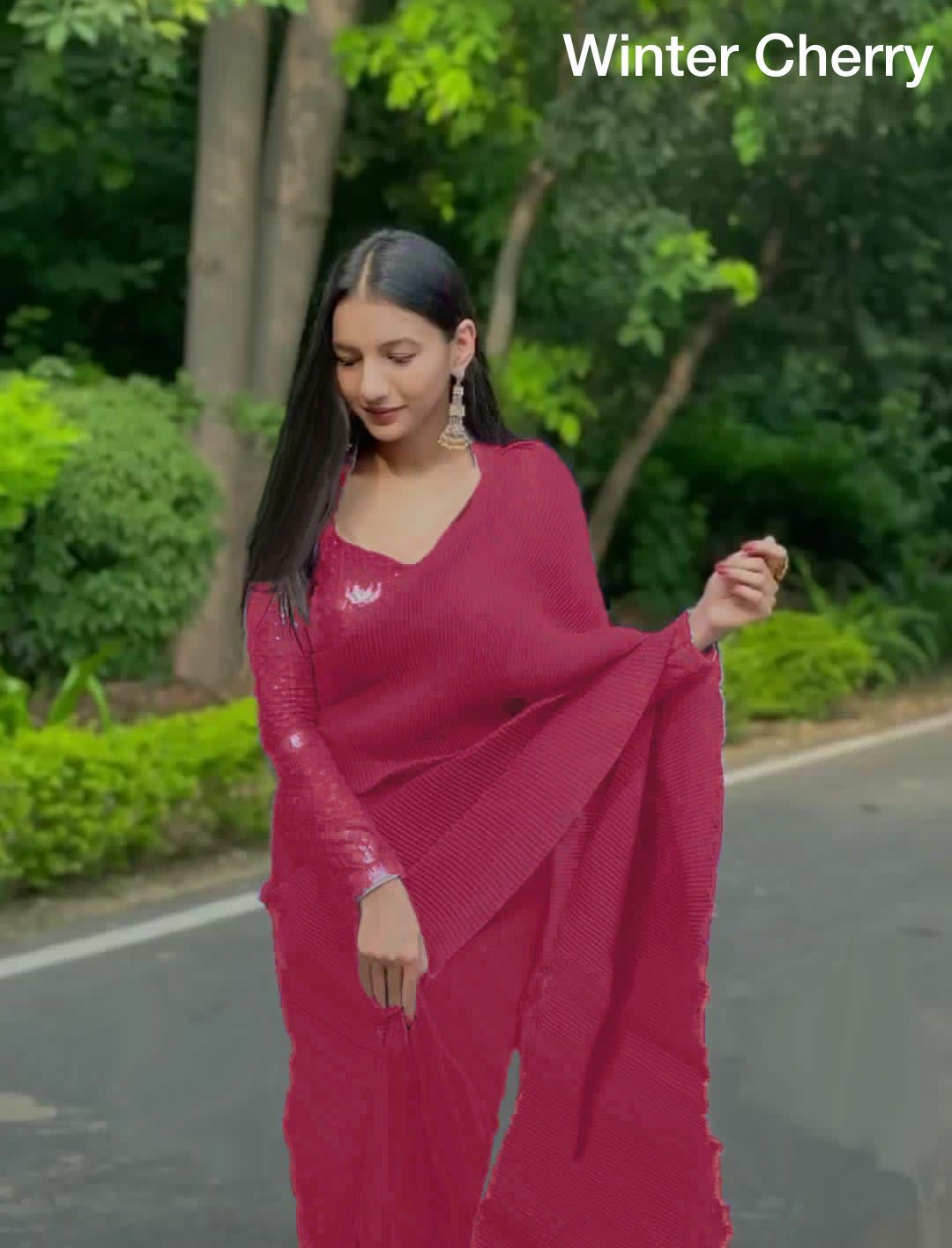 Bt 1082 Crush New Party Wear Georgette Stylish Saree Collection