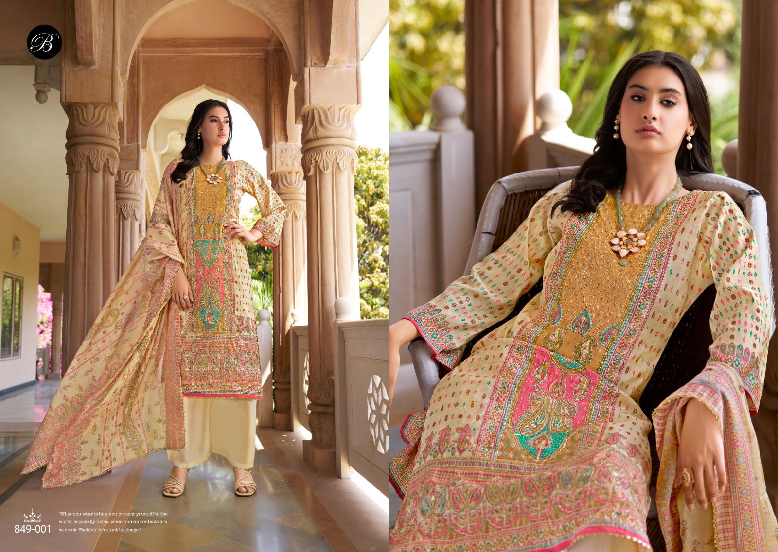 Nusrat Vol 5 By Belliza Modal Viscose Printed Dress Material Orders In India
