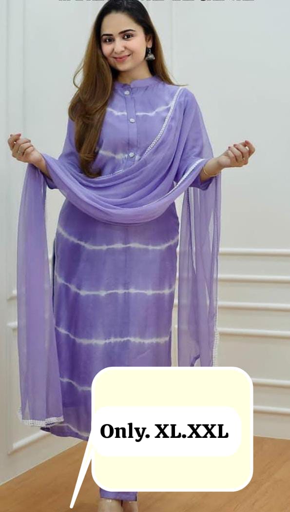 Virat Fashion Chanderi Silk Kurti Pent With Dupatta Set Catalog