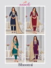 Bhoomi By Aanchi Vichitra Silk Kurti With Bottom Dupatta Orders In India